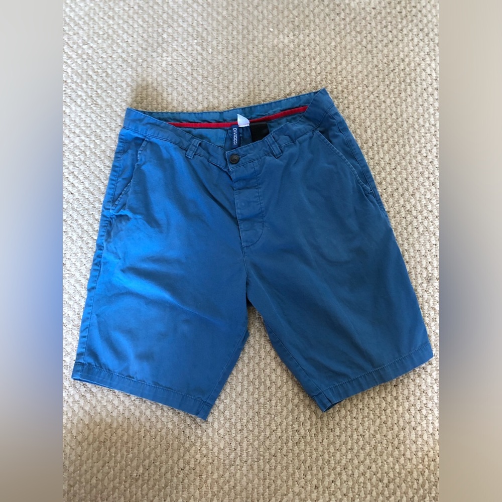 H&M Men's Blue Cotton Chino Shorts Size 32